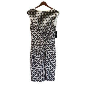 Lauren‎ Ralph Lauren LRL Womens Sheath Dress Size 10 Gray Office Career Cocktail